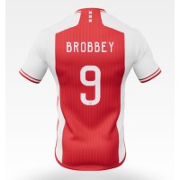 Ajax Brian Brobbey #9 Hjemmedrakt 2023-24 Kortermet